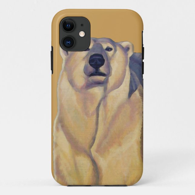 Polar Bear IPhone 5 Case Wildlife Art  Bear Gifts (Back)