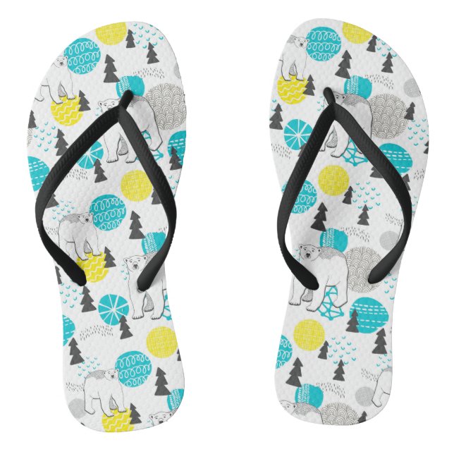 Polar bear jandals (Footbed)