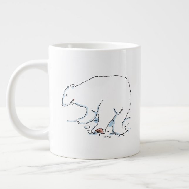 Polar Bear jumbo mug (Left)