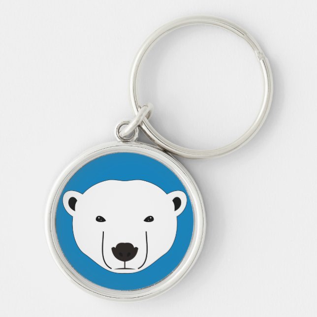 Polar Bear Key Ring (Front)
