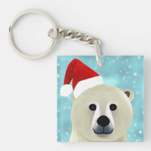 Polar Bear Key Ring