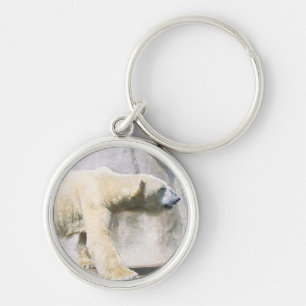 polar bear key ring
