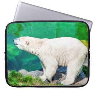Polar bear laptop sleeve