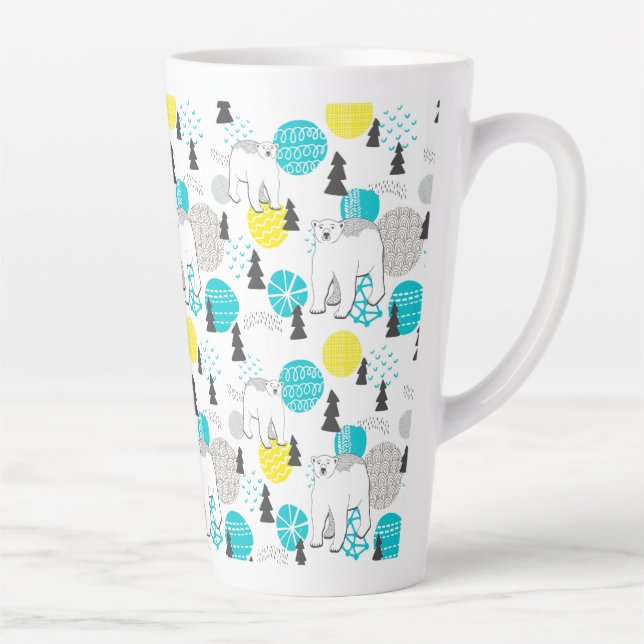Polar bear latte mug (Right)