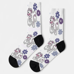 Polar bear love socks