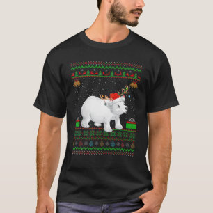 Polar Bear Lover Santa Matching Ugly Polar Bear Ch T-Shirt