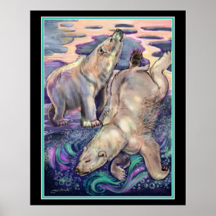 Polar Bear Magic Poster