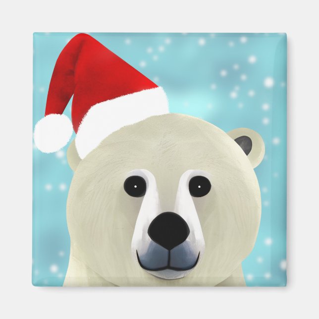 Polar Bear Magnet (Front)