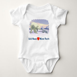 Polar Bear - Mama Nose Best Baby Bodysuit