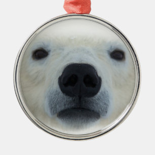 Polar Bear Metal Tree Decoration