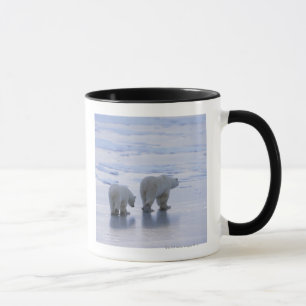 Polar Bear Mother and Cub Mug