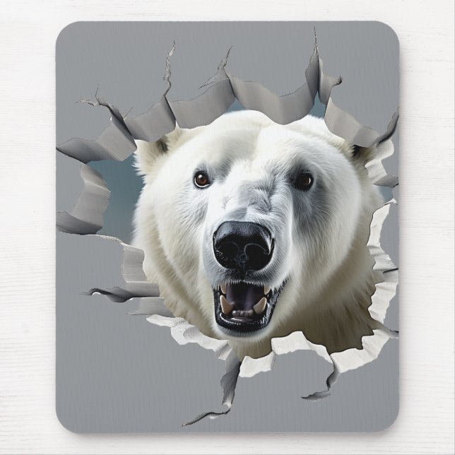 Polar Bear Mouse Pad (Front)