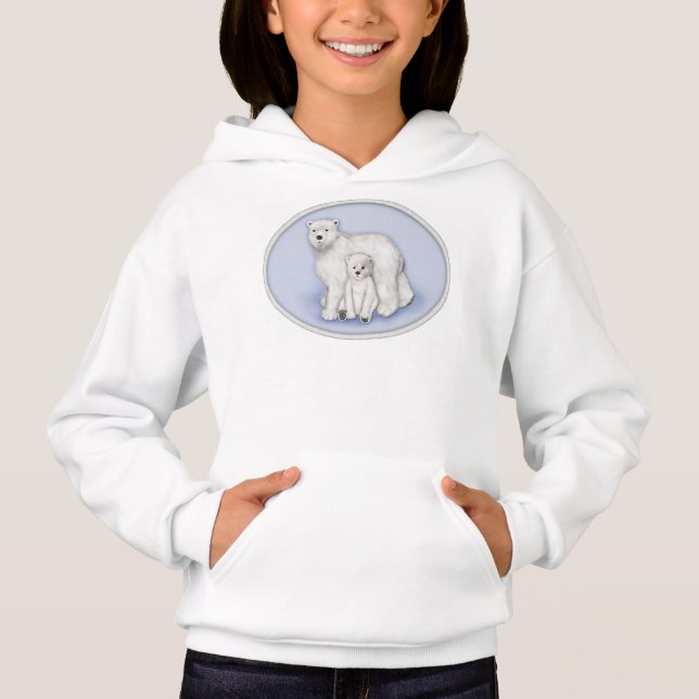 Polar Bear Mum and Cub (Front)