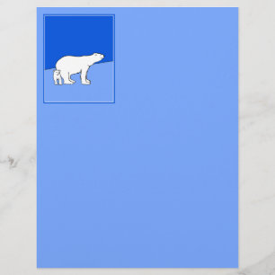 Polar Bear Mum and Cub Painting - Wildlife Art