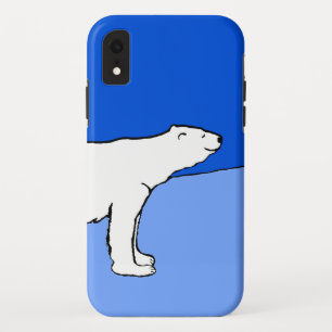Polar Bear Mum and Cub Painting - Wildlife Art Case-Mate iPhone Case