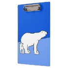 Polar Bear Mum and Cub Painting - Wildlife Art