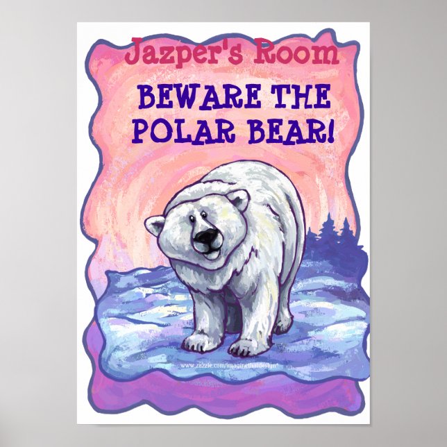 Polar Bear My Room Poster (Front)