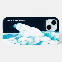 Polar Bear On Ice Case-Mate iPhone Case