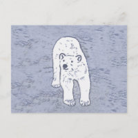 Polar Bear on Ice Painting - Original Wildlife Art