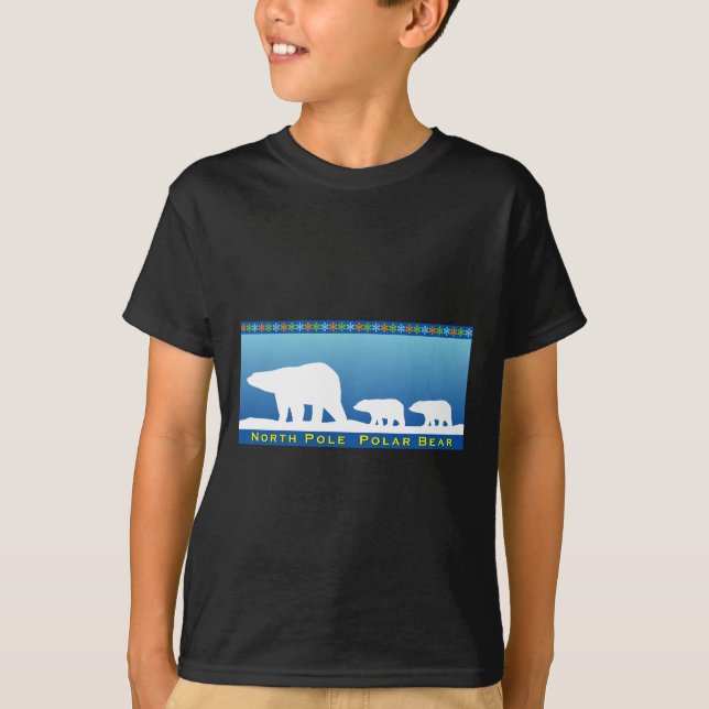 Polar Bear on Ice T-Shirt (Front)