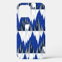 Polar Bear on Iceberg Seamless Pattern.