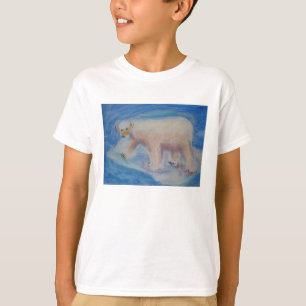 Polar bear on shrinking ice T-Shirt