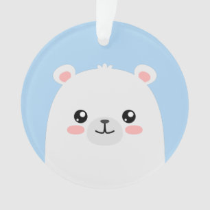 Polar bear ornament