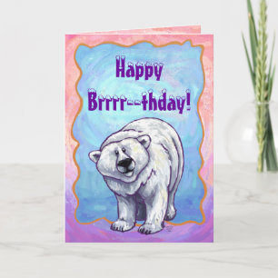 Polar Bear Party Centre Card