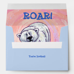 Polar Bear Party Centre Envelopes