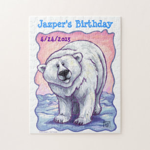 Polar Bear Party Centre Jigsaw Puzzle