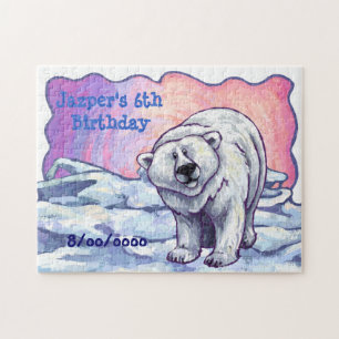 Polar Bear Party Centre Jigsaw Puzzle