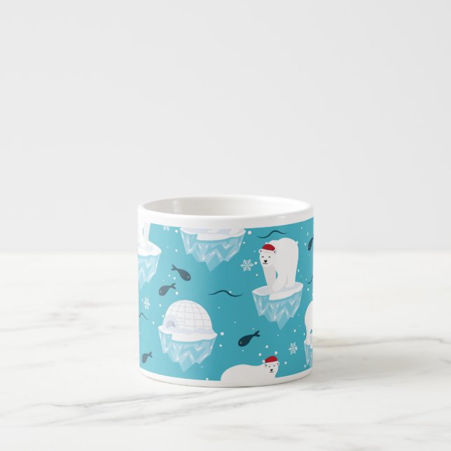 Polar Bear Party Espresso Cup (Front)