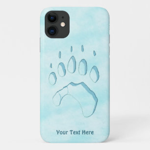 Polar Bear Paw Print Case-Mate iPhone Case
