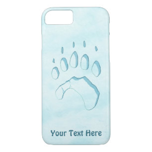 Polar Bear Paw Print Case-Mate iPhone Case