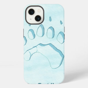 Polar Bear Paw Print iPhone 13 Case