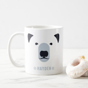 Polar Bear Personalised Name Coffee Mug