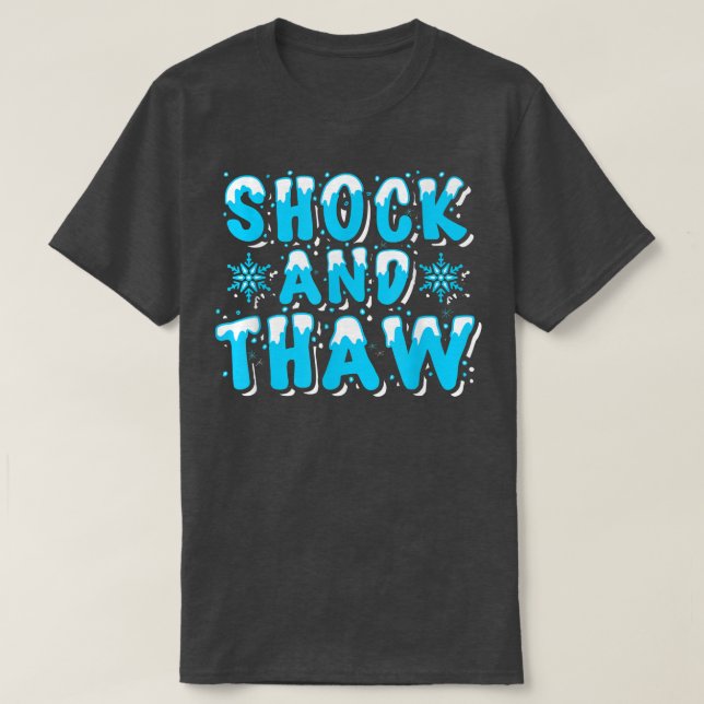 Polar Bear Plunge 2022 Costume Ice Swimming Shock  T-Shirt (Design Front)