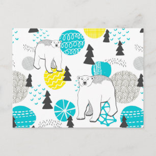 Polar bear postcard