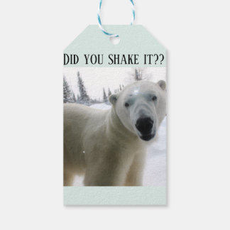 Polar Bear Present Tag