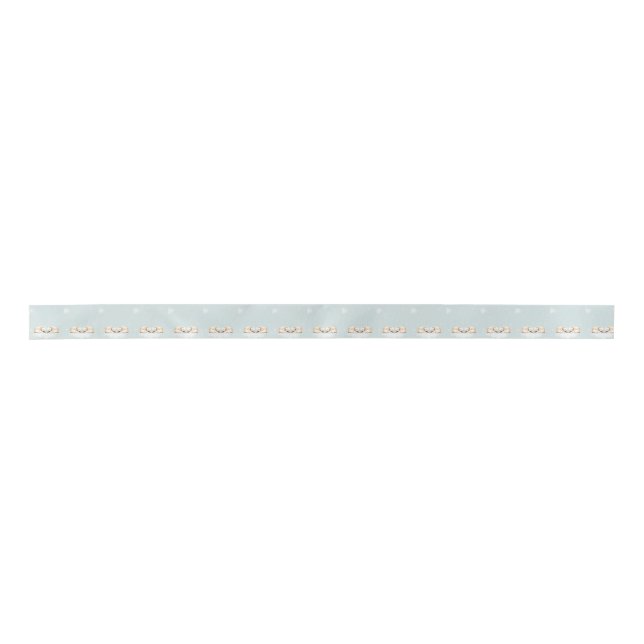 Polar Bear Ribbon  Satin Ribbon (Front)