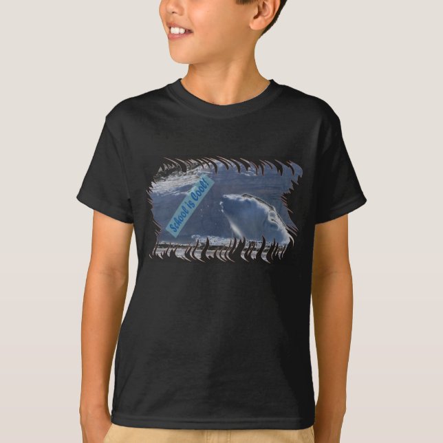 Polar Bear School is Cool T-Shirt (Front)