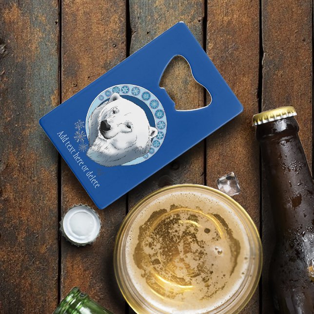 Polar Bear Snowflakes Art Nouveau (Creator Uploaded)