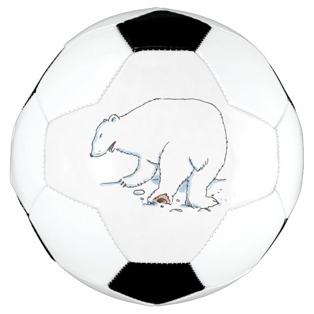 Polar Bear soccer ball (Front)