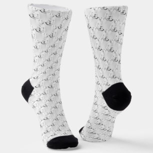 Polar Bear Socks Cute Baby Bears Socks Custom