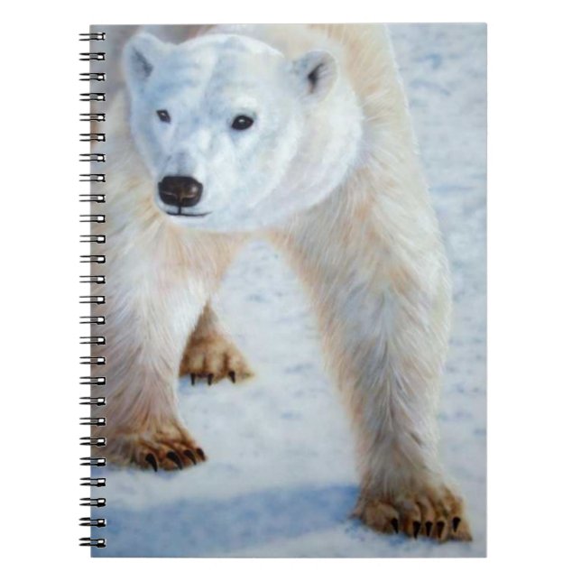 Polar Bear Spiral Notebook (Front)