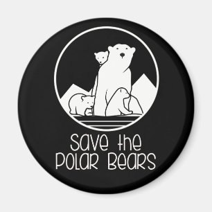 Polar Bear Support Magnet