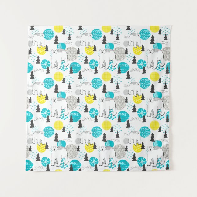 Polar bear tapestry (Front)