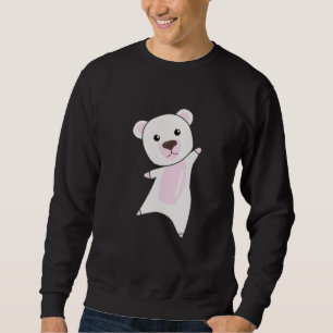 Polar Bear Teddy Bear Cute Animals Bears White For Sweatshirt
