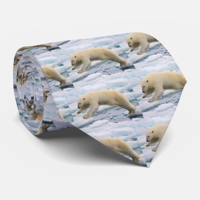 polar bear tie (Rolled)