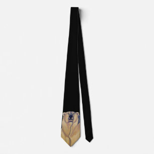 Polar Bear Tie Bear Art Neckties Customisable